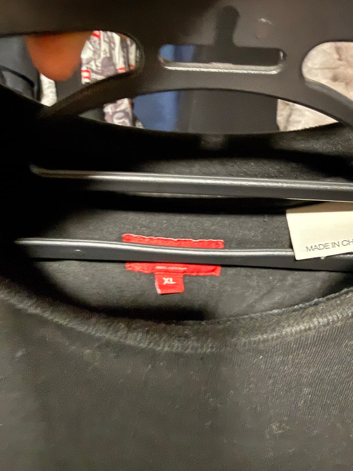 슈프림 올드잉글리쉬자수 레드탭 XL 상품이미지3