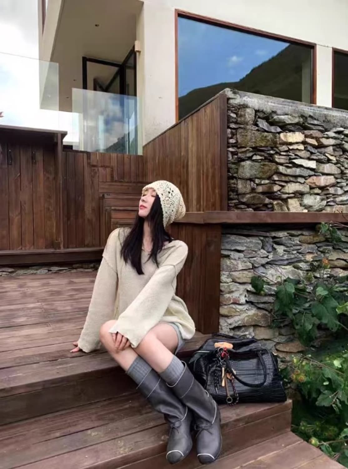 open yy 스타일 부츠 새상품 상품이미지1