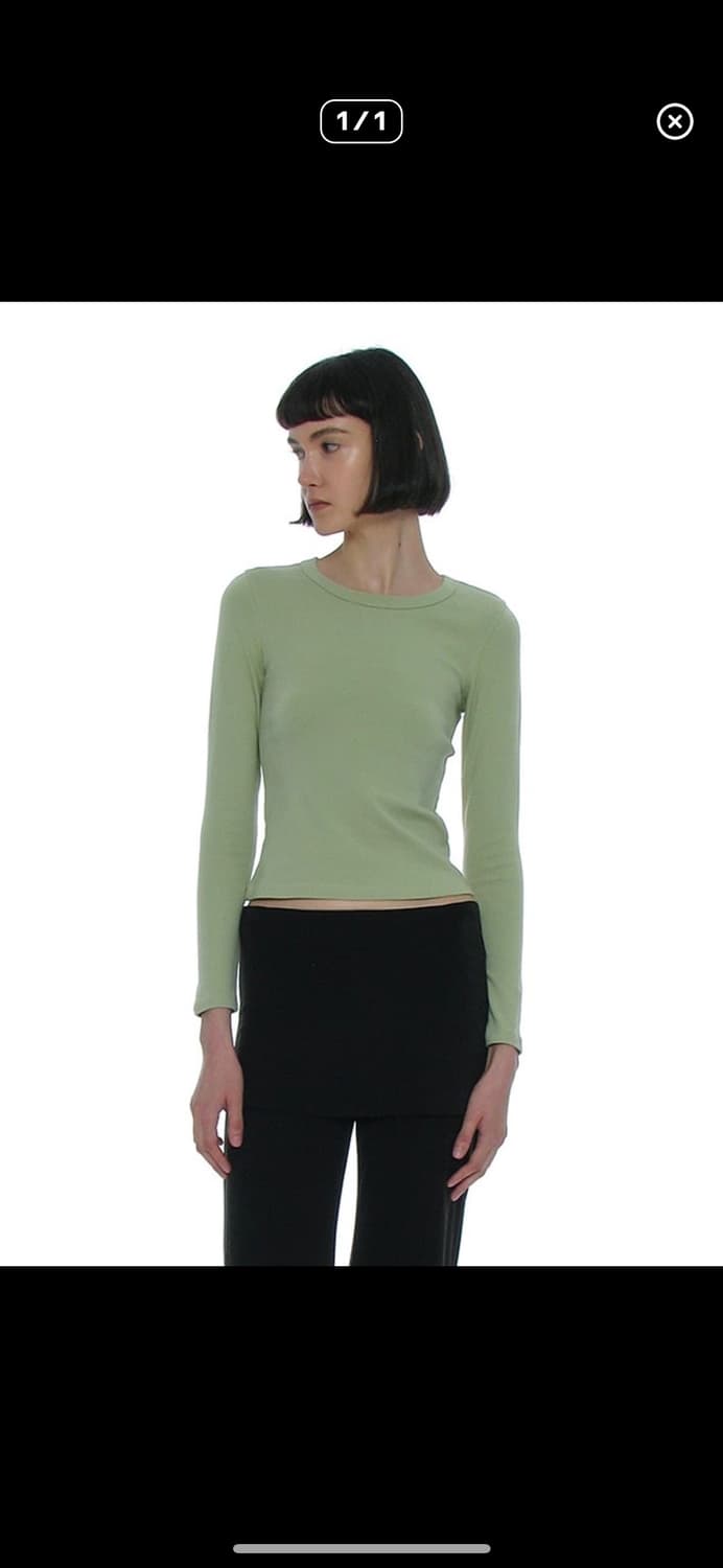 (2packs) 파르티멘토우먼 롱슬리브 스카이블루 메론 일괄 세트 상품이미지2