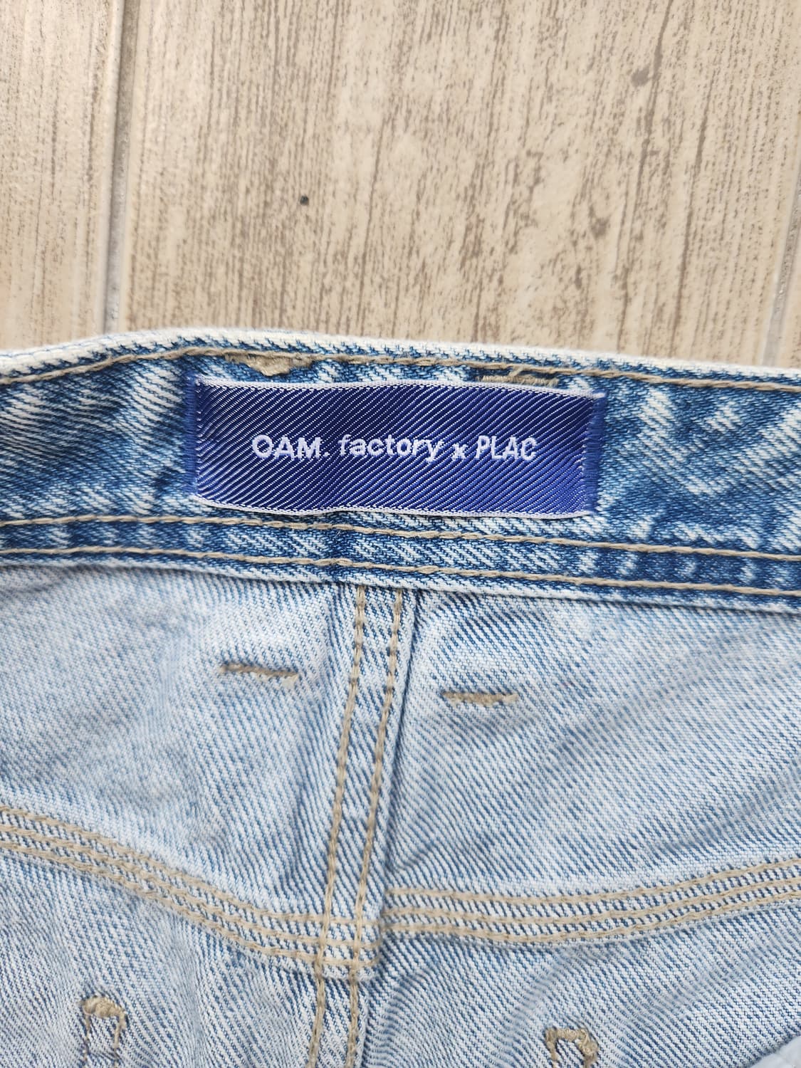 OAM.factory X PLAC 데님 와이드팬츠 32 상품이미지2