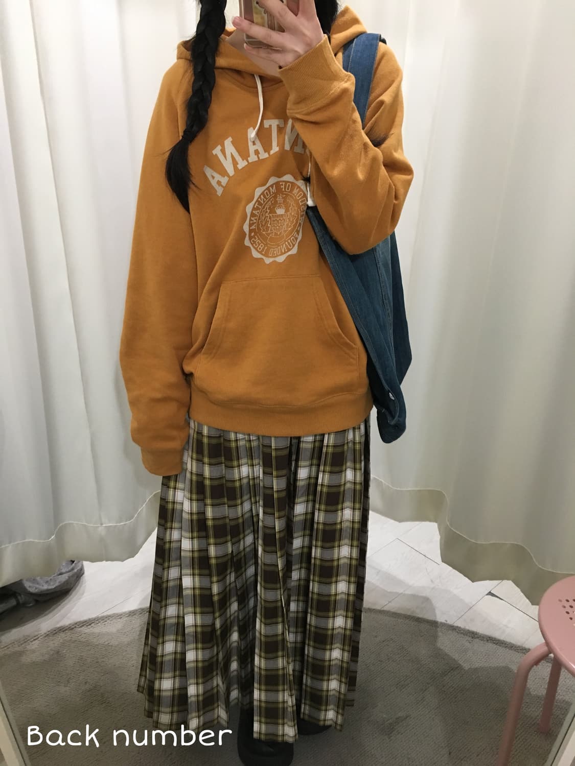 back number hoodie 상품이미지1