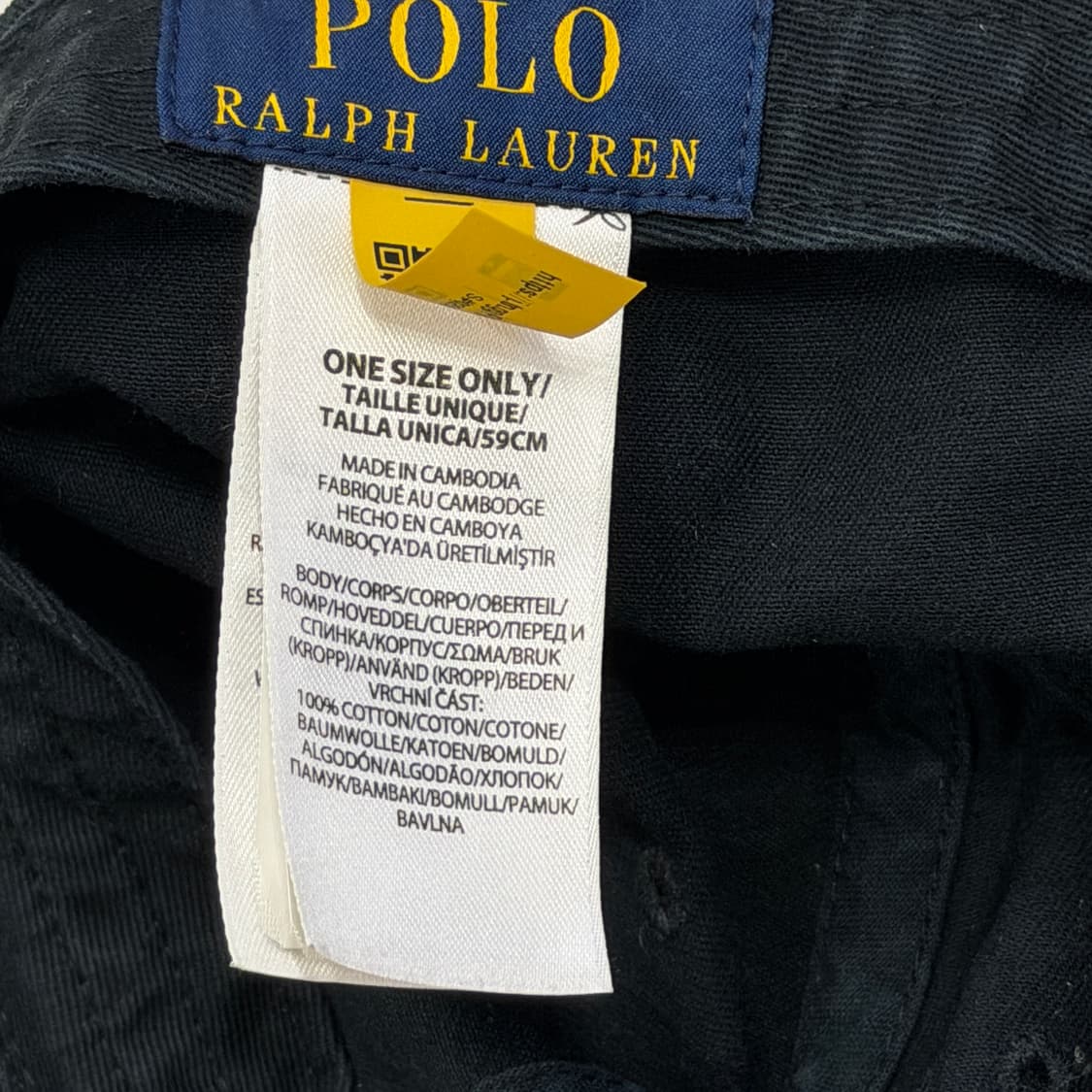 폴로 랄프로렌 빈티지 포니 볼캡 모자 블랙 상품이미지5