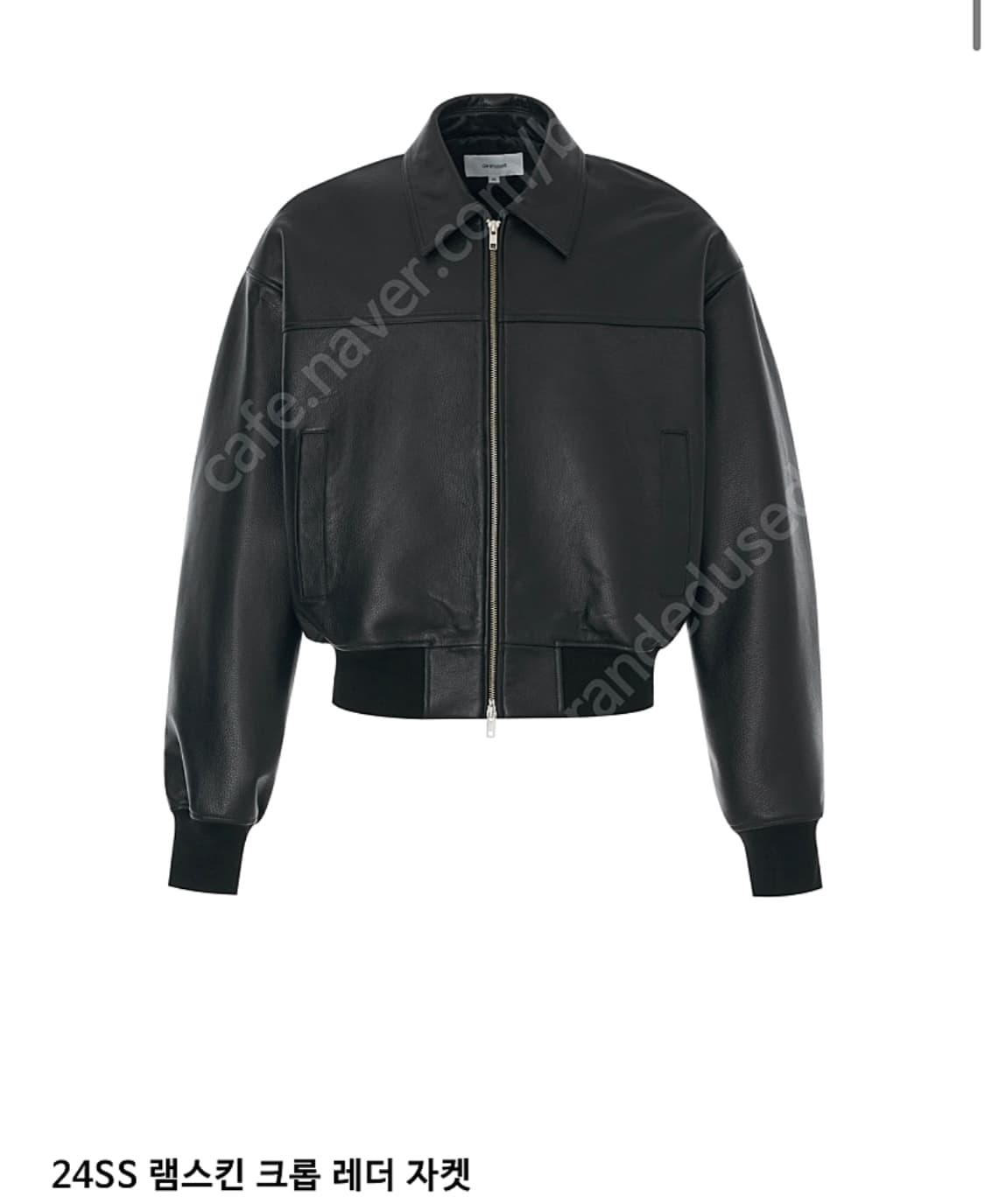 오엑스스튜디오 렉토맛 크롭 램스킨 자켓 46 상품이미지1