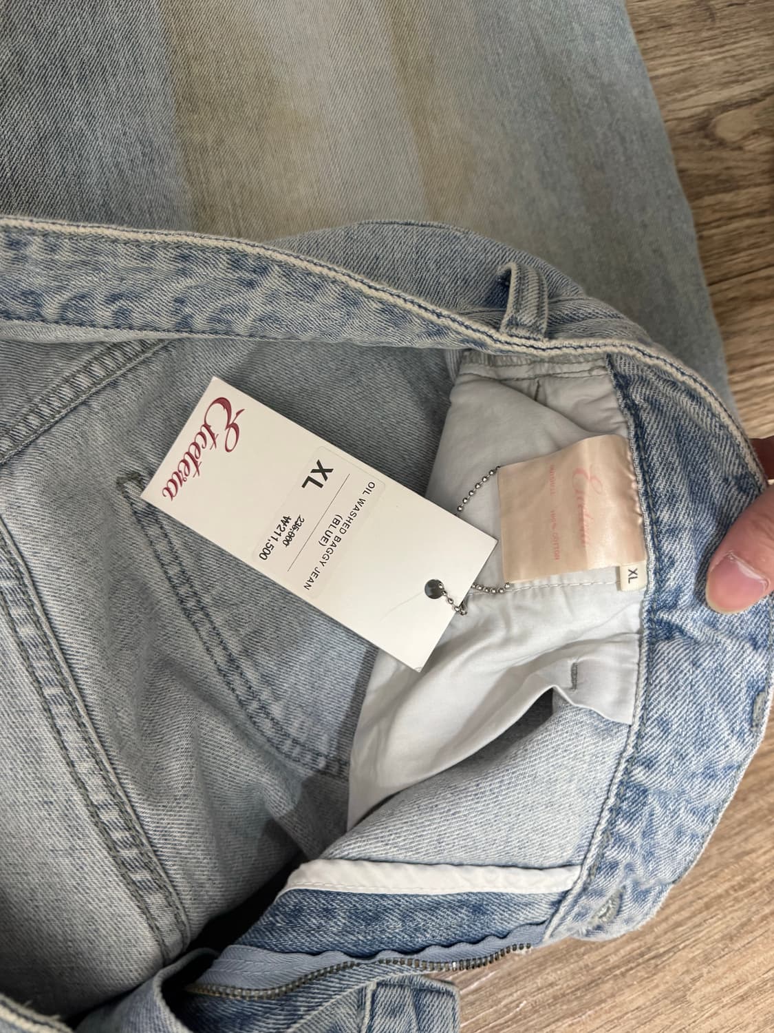 ETCE 오일 워시드 배기팬츠 상품이미지3