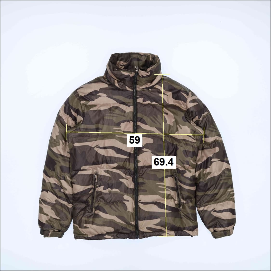 [L] 카무플라주 밀리터리 숏패딩 점퍼 1208J1 상품이미지6
