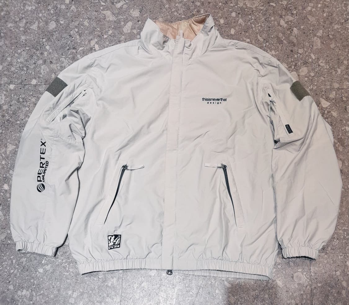 💥디스이즈네버댓 퍼텍스 자켓 실버그레이 (L)   상품이미지1