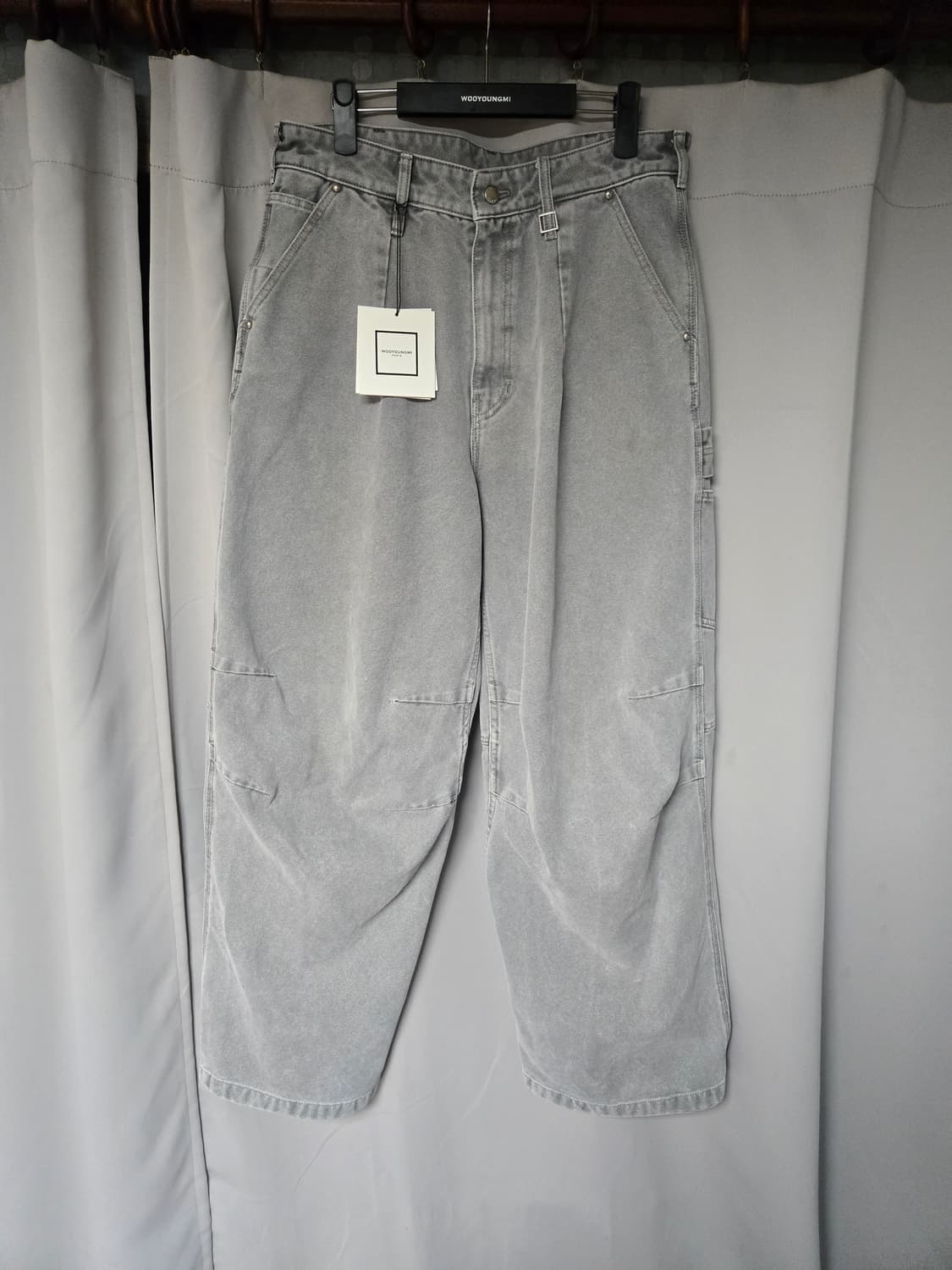 우영미 3D 와이드 데님 팬츠 그레이 - 25SS / 새제품 상품이미지1