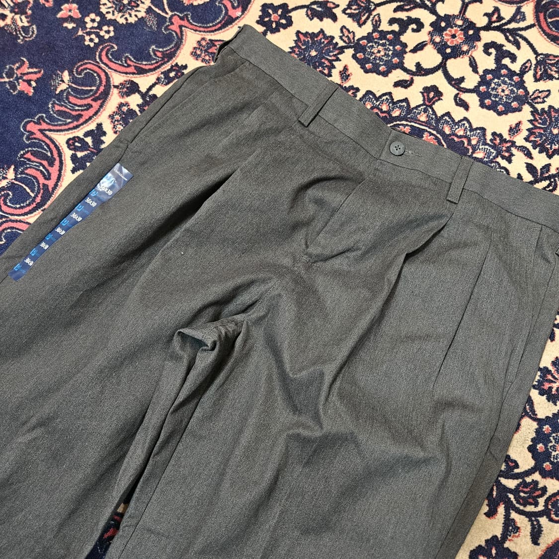 (새상품)Croft & Barrow in USA 코튼 투턱 레귤러 팬츠  상품이미지3