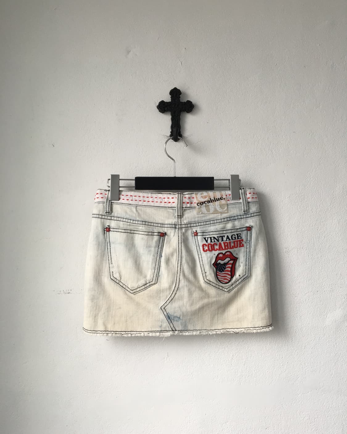 Back pocket point mini skirt 상품이미지1