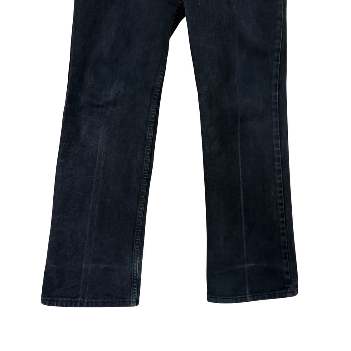 90s 리바이스 실버탭 플레어 블랙진 부츠컷 데님팬츠 517 흑청 상품이미지3