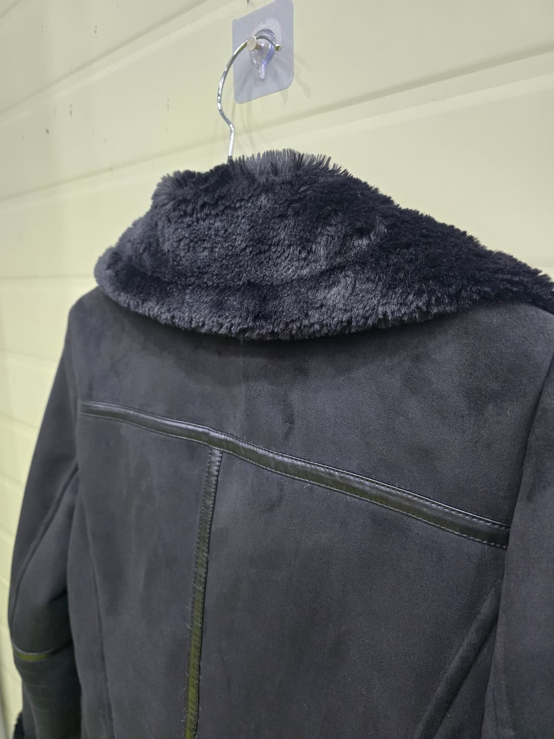 Soup 블랙 무스탕 라이더 자켓 55 상품이미지7