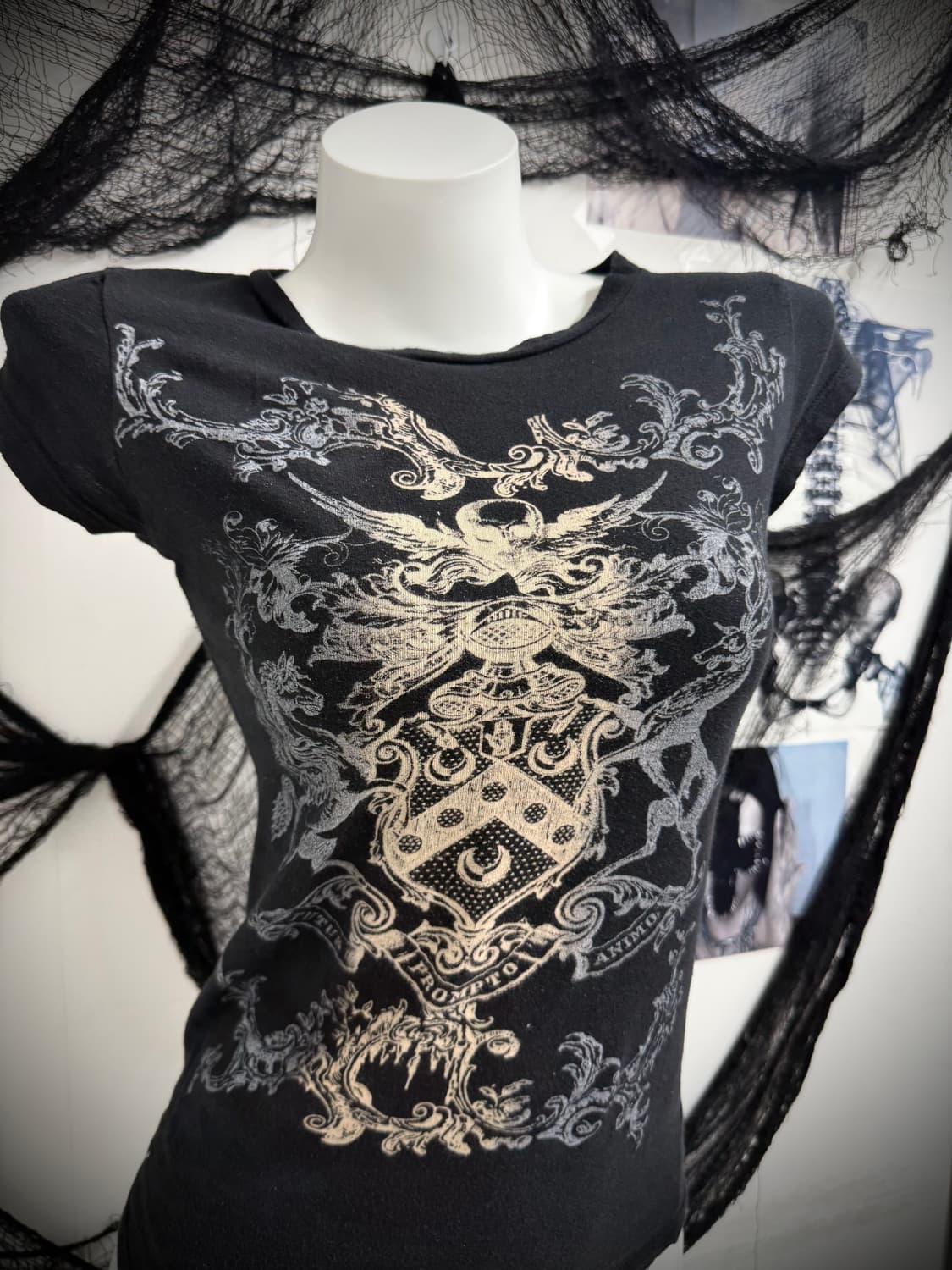 Skull printing punk halfsleeve 상품이미지2