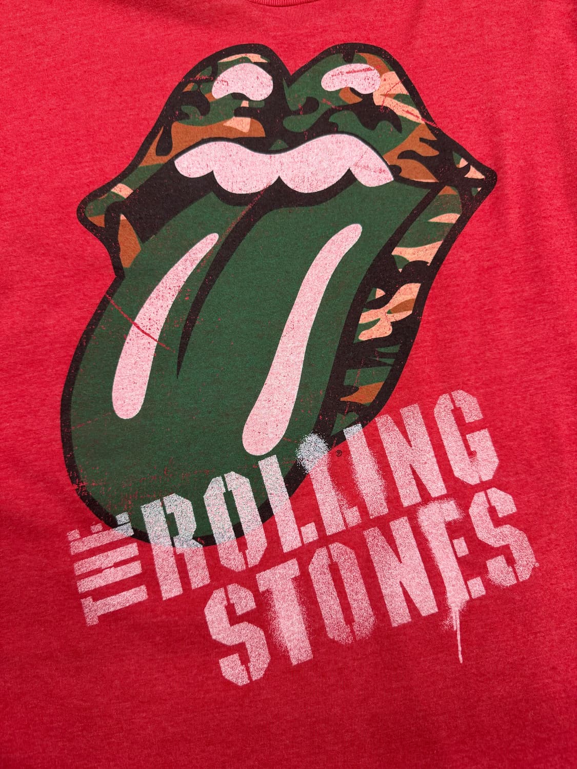 L) 롤링스톤즈X어 베이싱 에이프 빈티지 프린팅 롱슬리브 상품이미지4