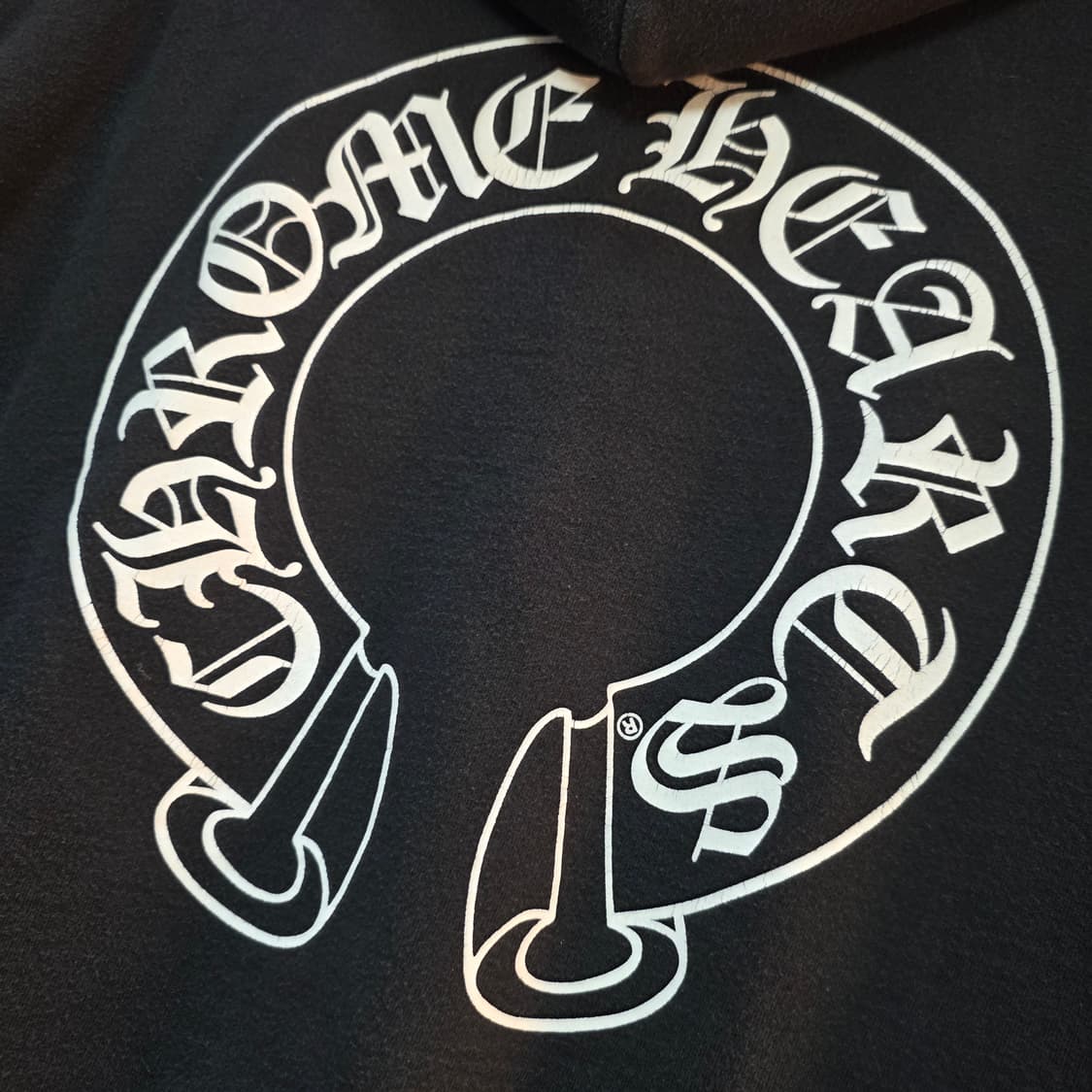 {클로젯}[M]크롬하츠 홀스슈 플로랄 헤비웨이트 후드집업 자켓 상품이미지6