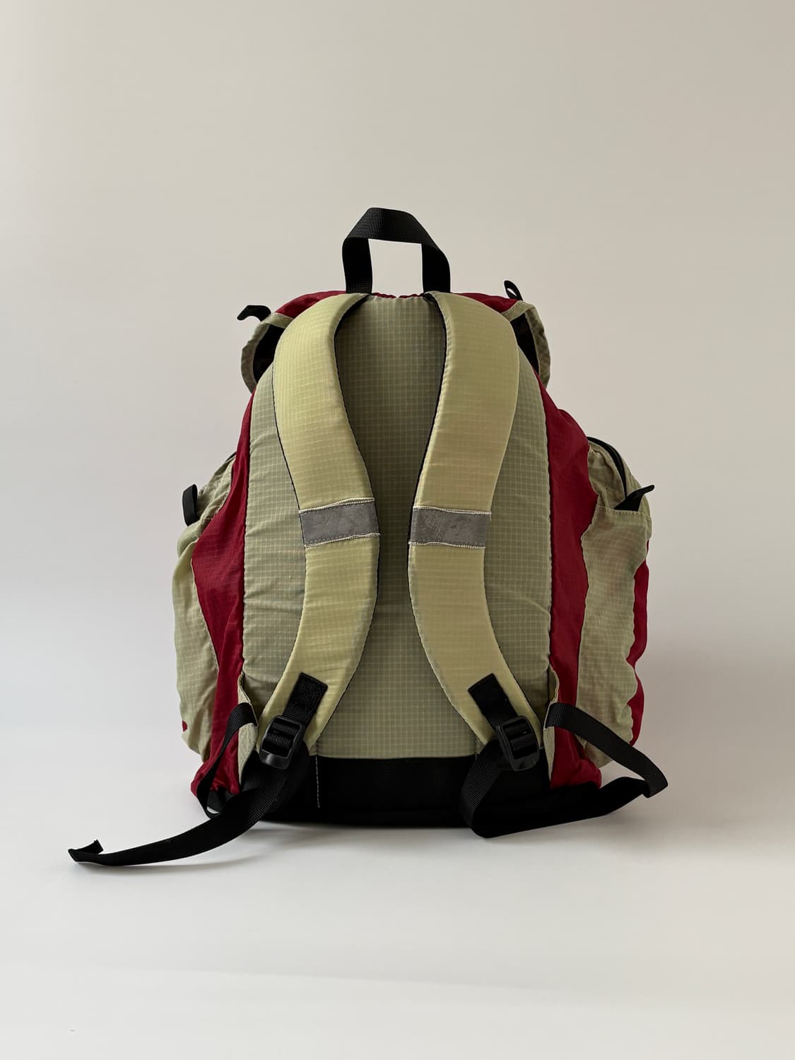Vintage Nylon Ripstop Rucksack (Red) 상품이미지3