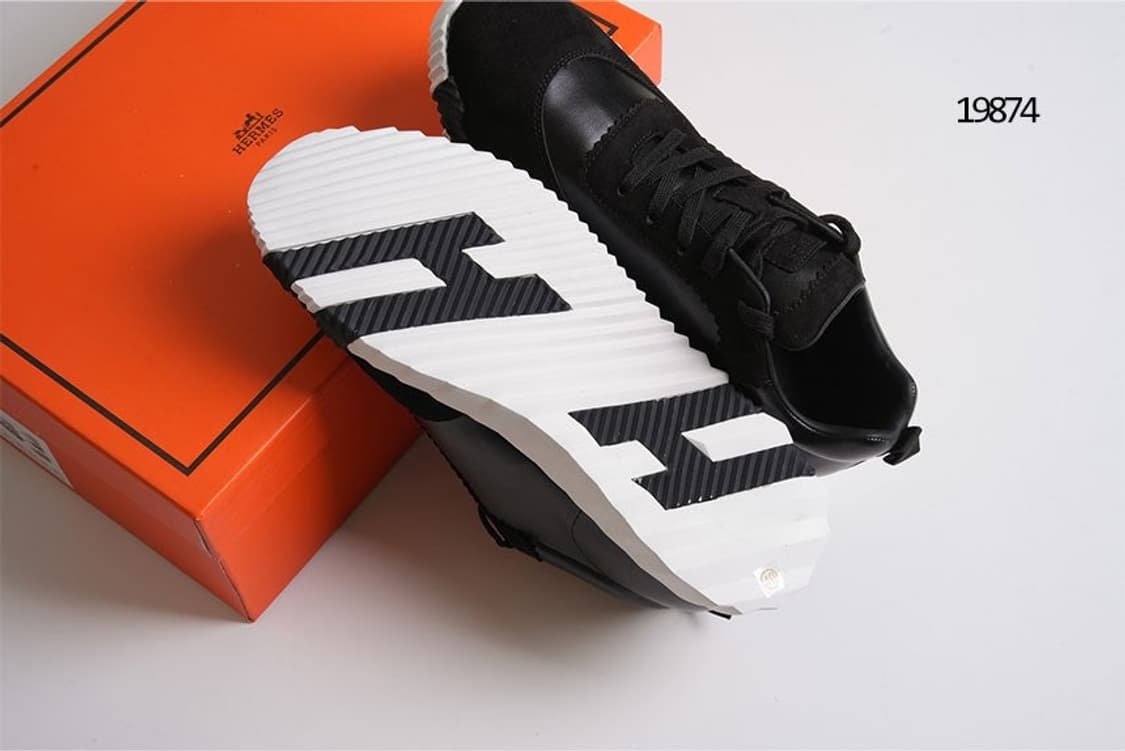 에르메스 바운싱 스니커즈 레더블랙260-265 상품이미지5