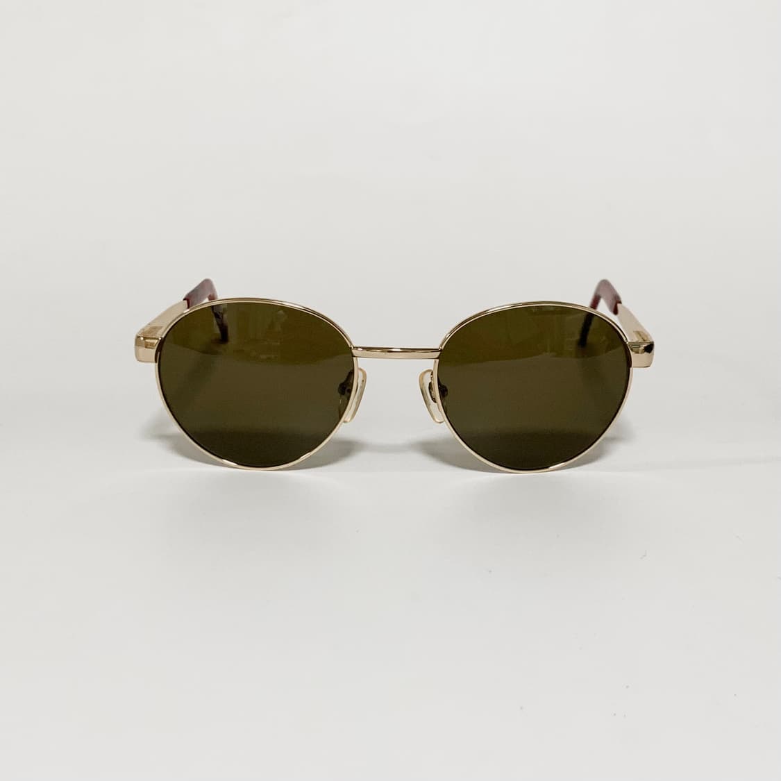 991 Y2K 빈티지 3컬러 골드메탈 원형 선글라스 데드스탁 픽키안경 상품이미지2