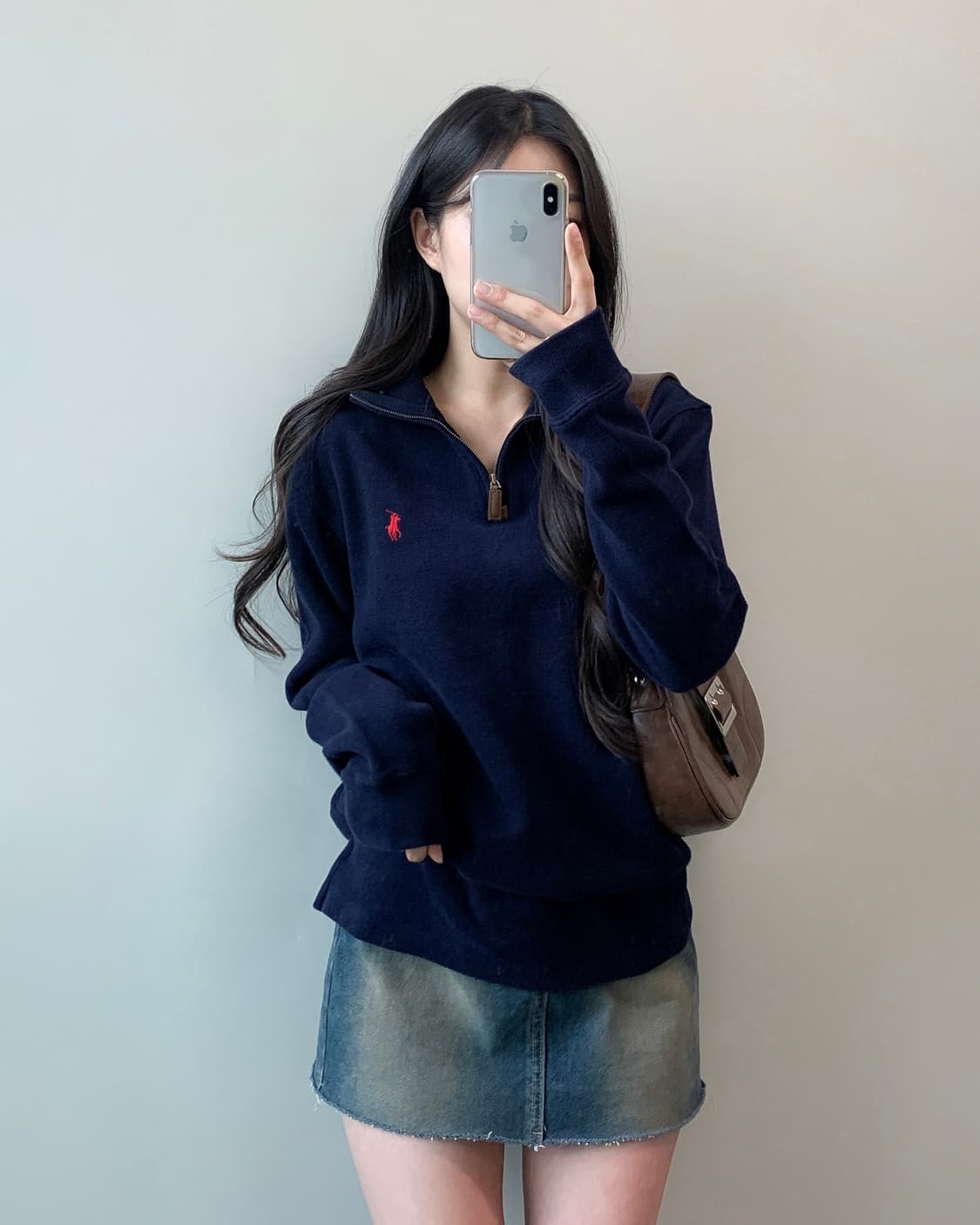 폴로 반집업 니트 상품이미지2