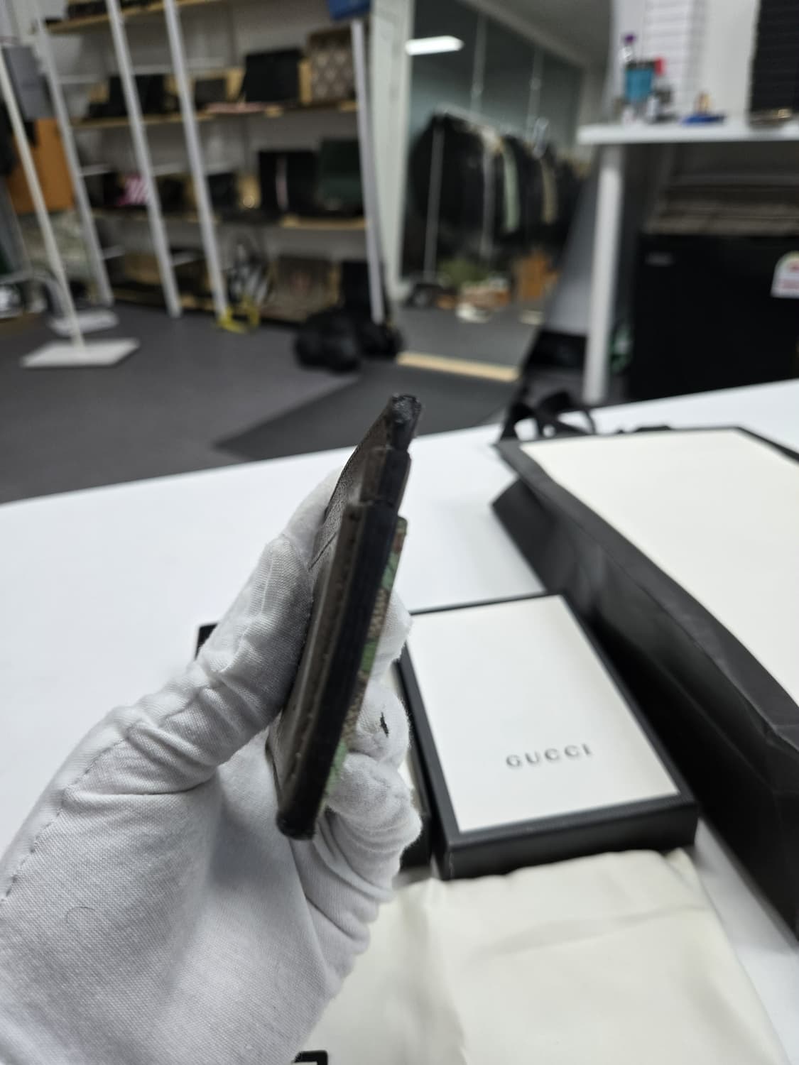 [A급컨디션]구찌 나비 카드지갑 상품이미지3