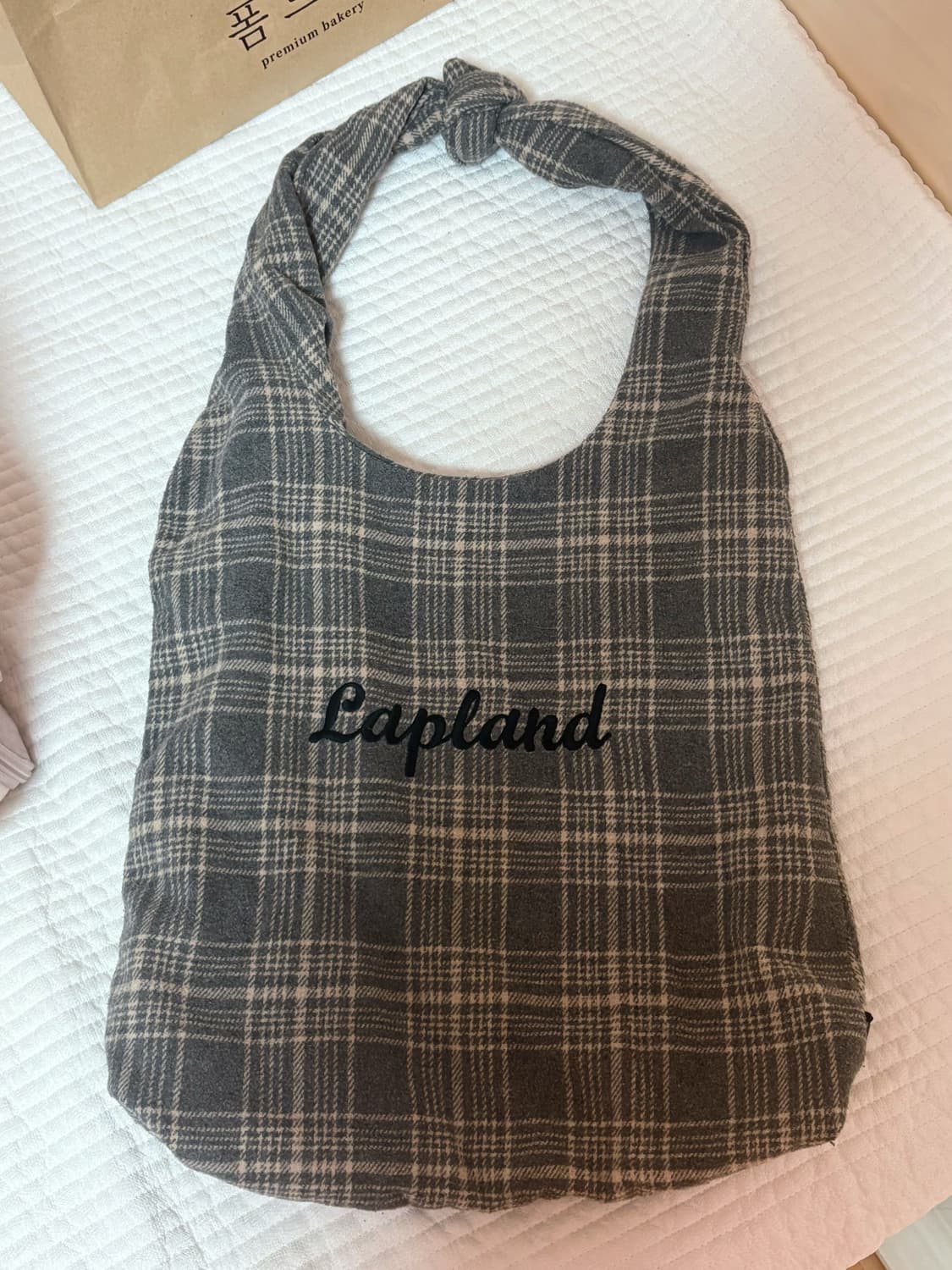실물 ㄹㅈㄷ Lapland 체크 숄더백🤍♟️ 상품이미지3