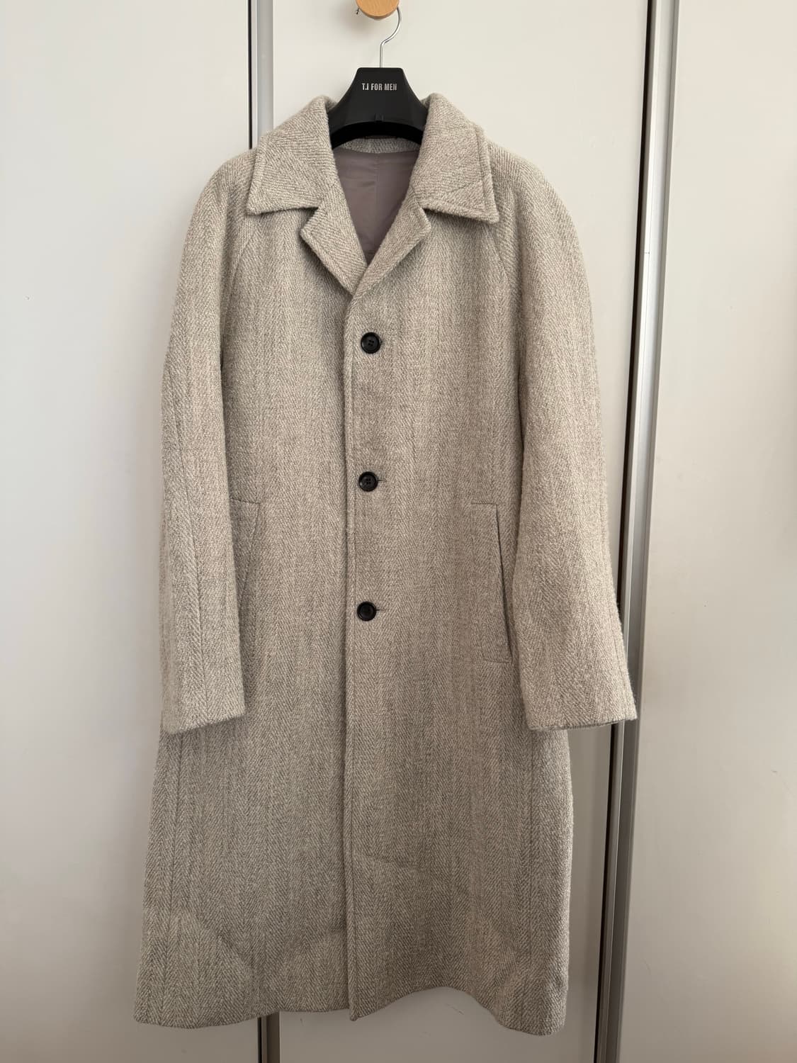 티아이포맨 헤링본 발마칸 코트 48 상품이미지1