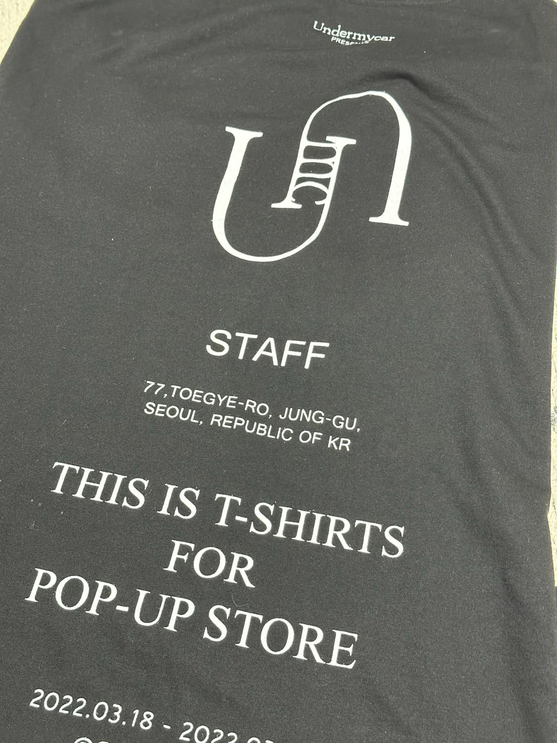 [2] 언더마이카 스태프 반팔티 상품이미지2