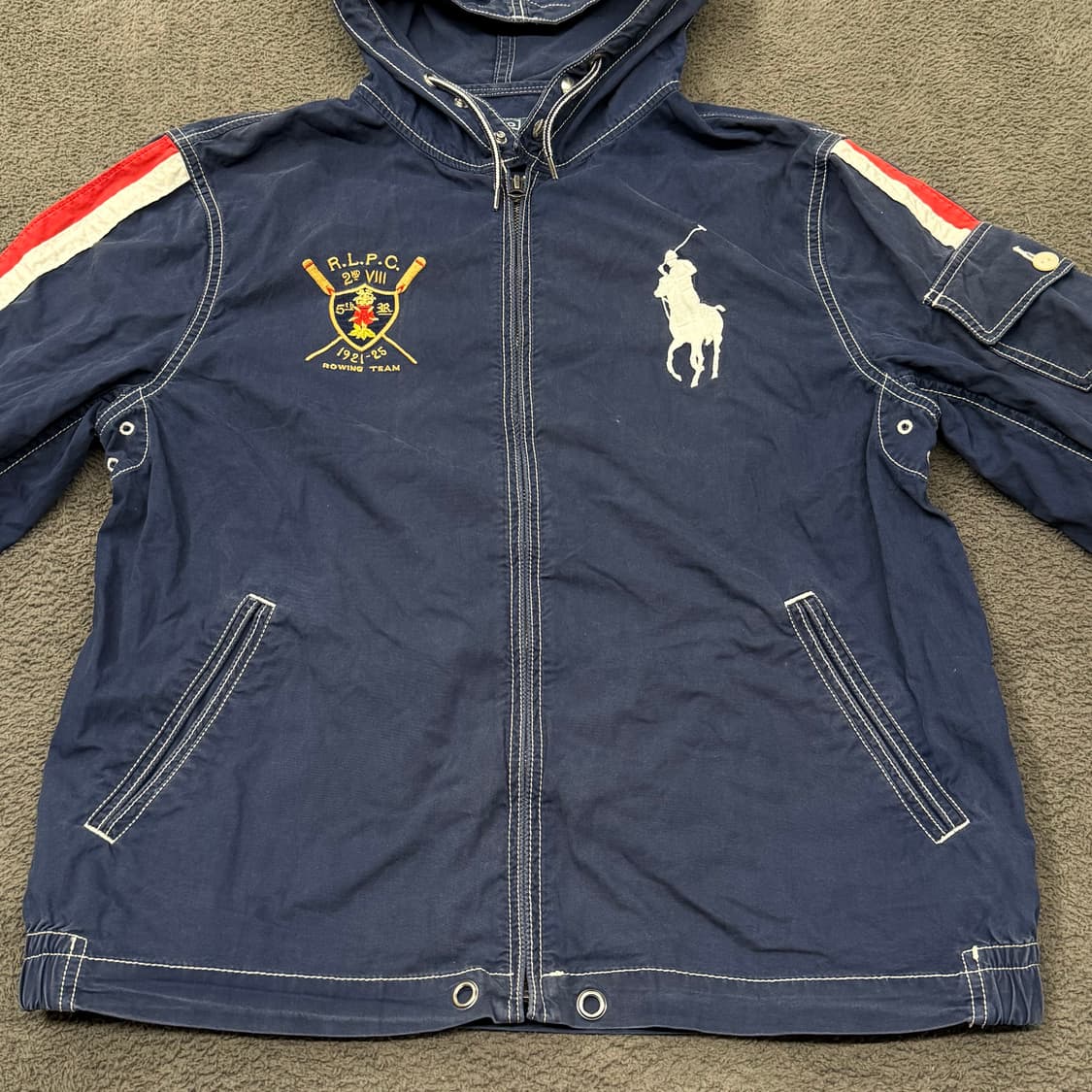 [정품/L] 00s 폴로 랄프로렌 빅포니 네이비 후드자켓 c1 상품이미지3