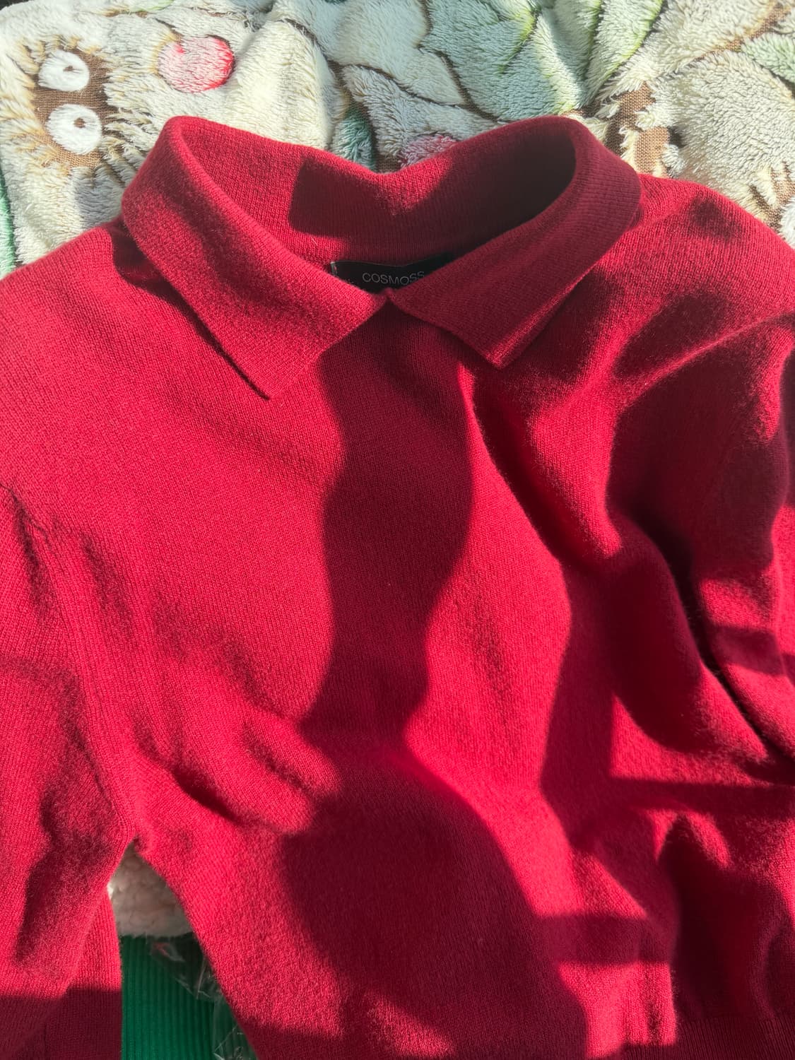 Cosmoss 코스모스 레드 카라 니트 (s) 상품이미지2
