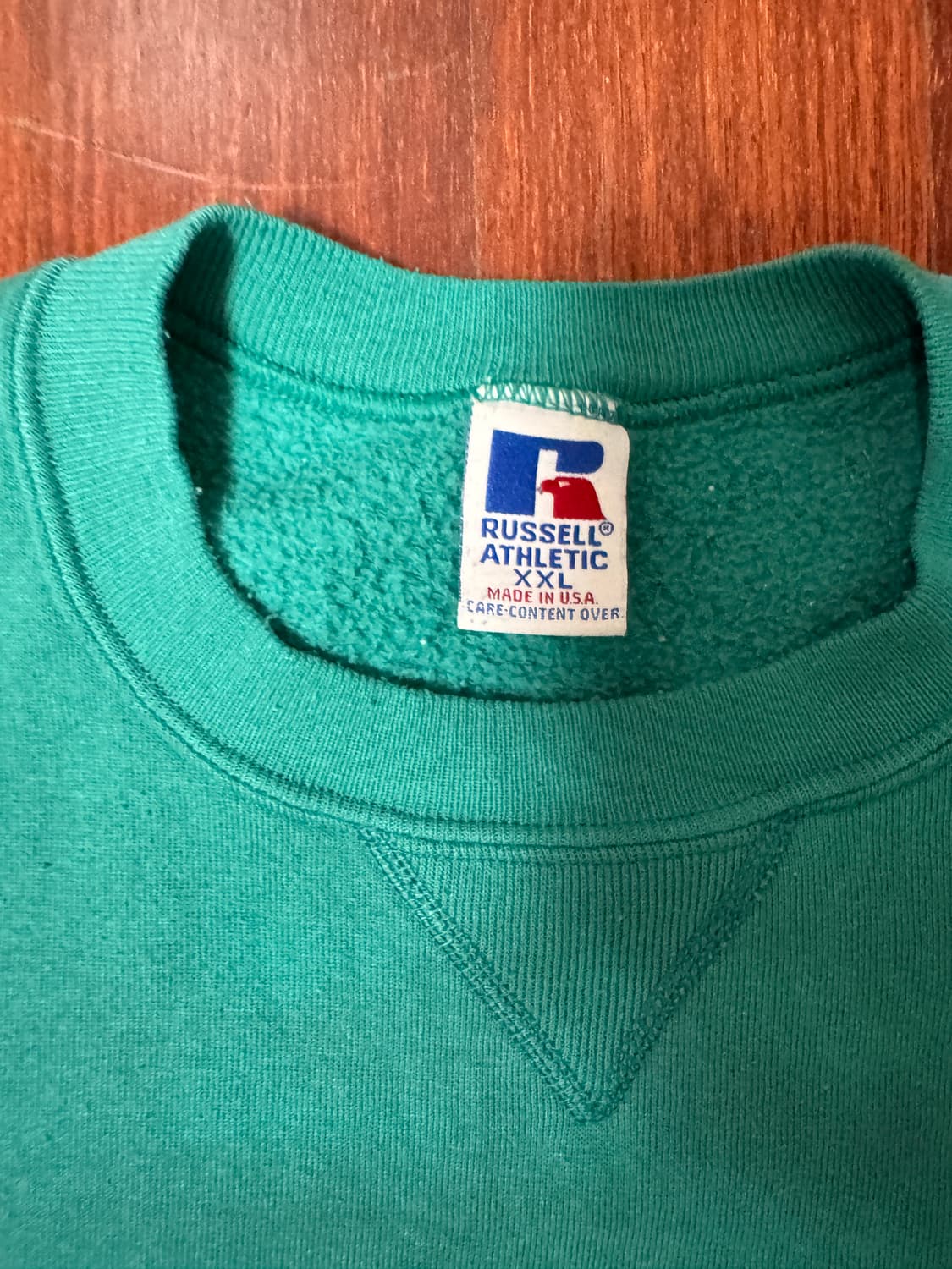 [XXL] 90s 러셀 에메랄드 그린 스웻셔츠 상품이미지2