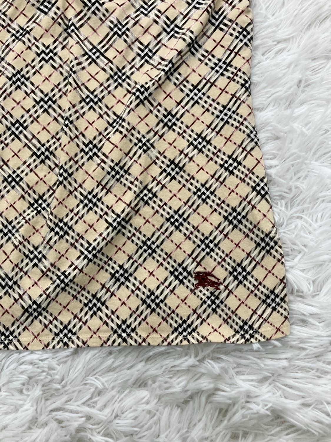 버버리 시그니처 레이스 셔링 나시 1074 모리걸 y2k 스트릿 갸루 펑 상품이미지4