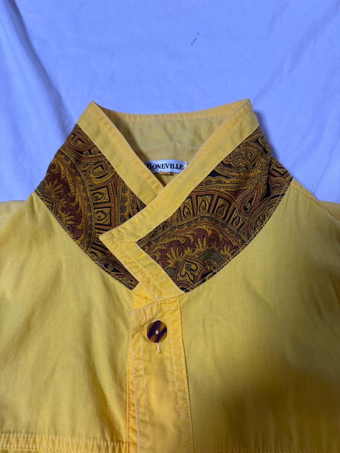 80s Boneville navy arctic 페이즐리 코튼 자켓 상품이미지8