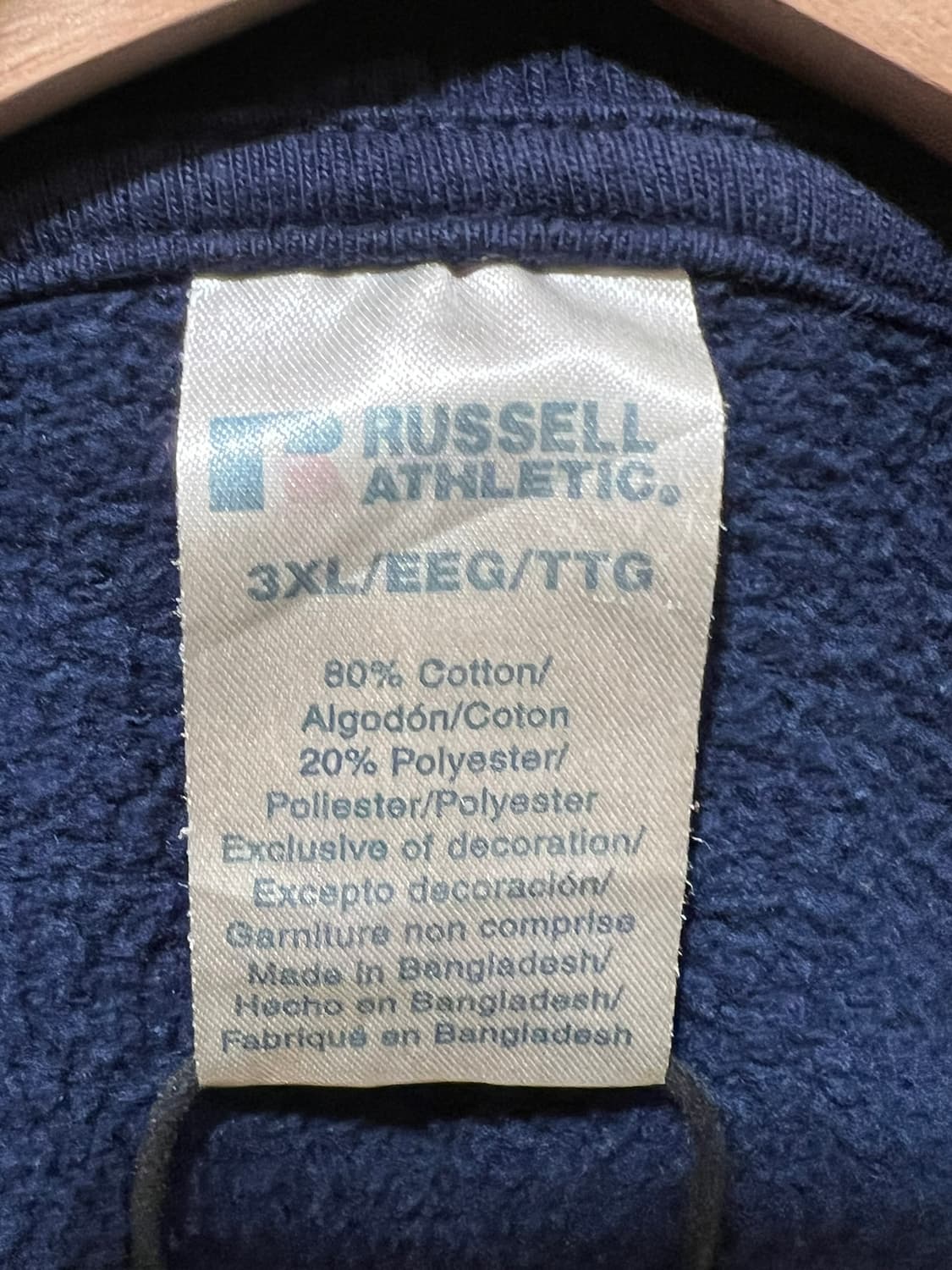 00s [3XL] 러셀 스웨트셔츠 맨투맨 네이비 상품이미지6