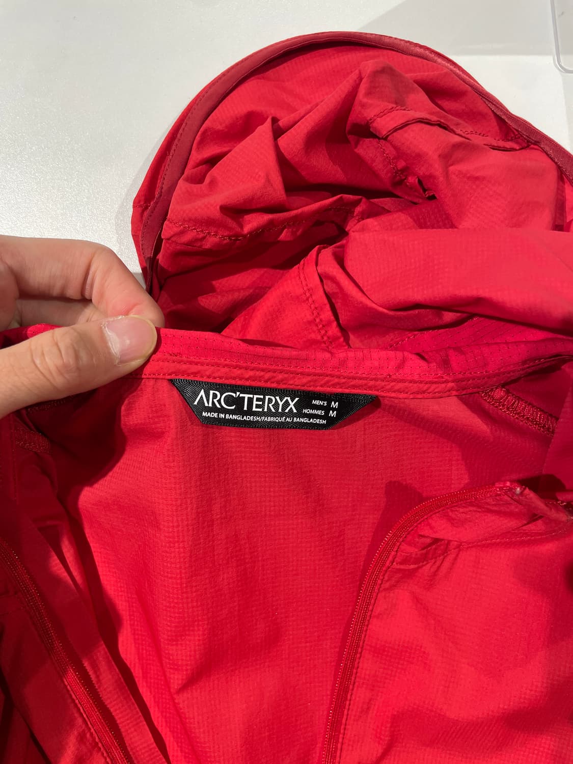 아크테릭스 맨즈 레드 인센도 후디 자켓 상품이미지7