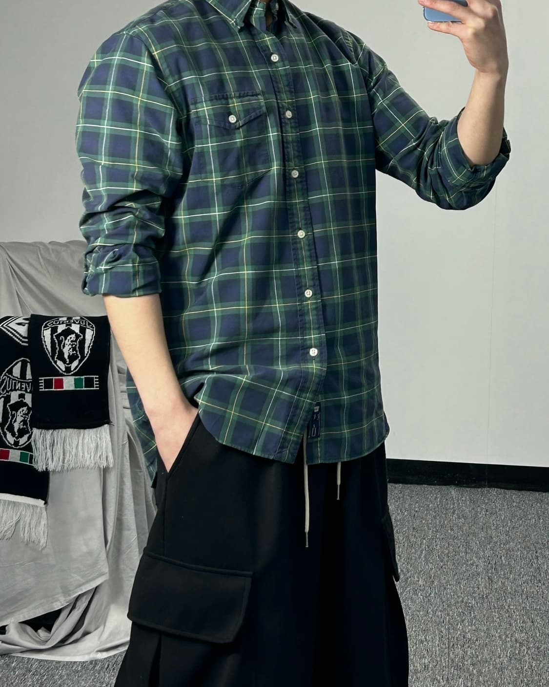 폴로 랄프로렌 체크 패턴 클래식핏 셔츠  상품이미지2