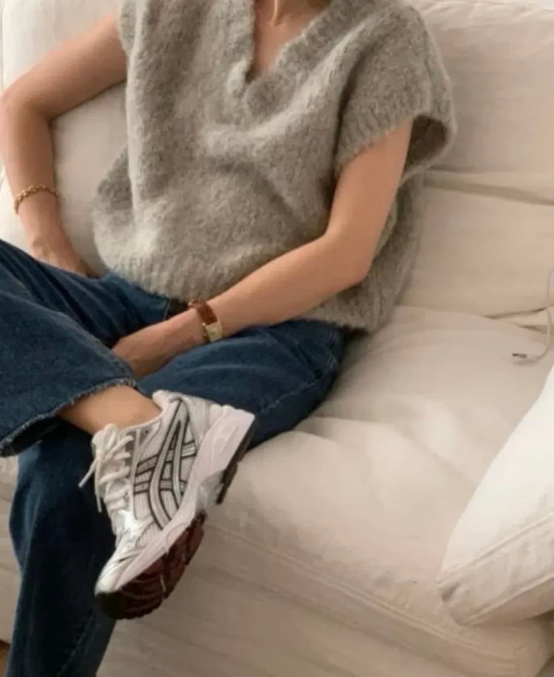 모네 클라우드 니트 베스트 상품이미지1