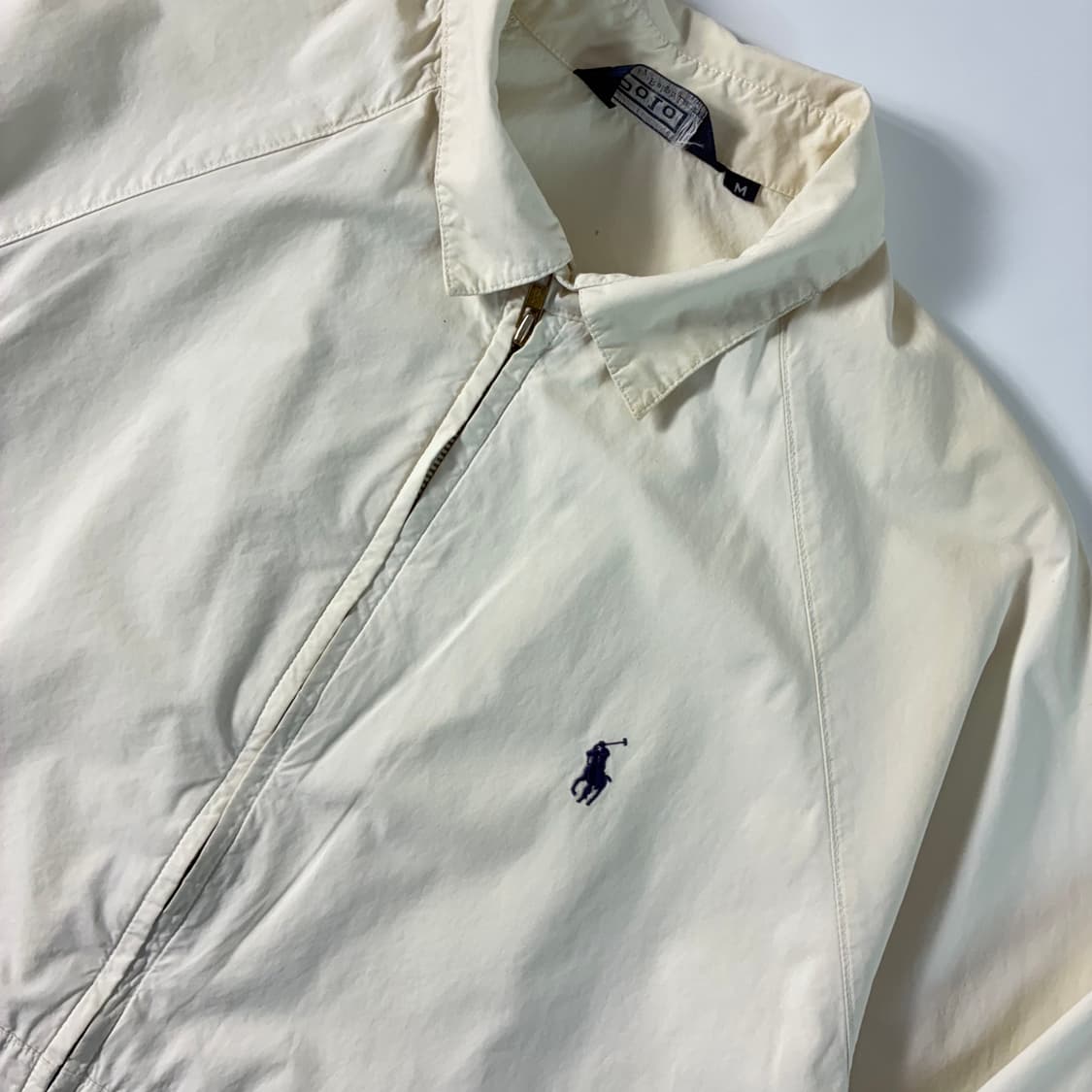 Polo 폴로 랄프로렌 90‘s 아이보리 블루종 자켓 상품이미지3