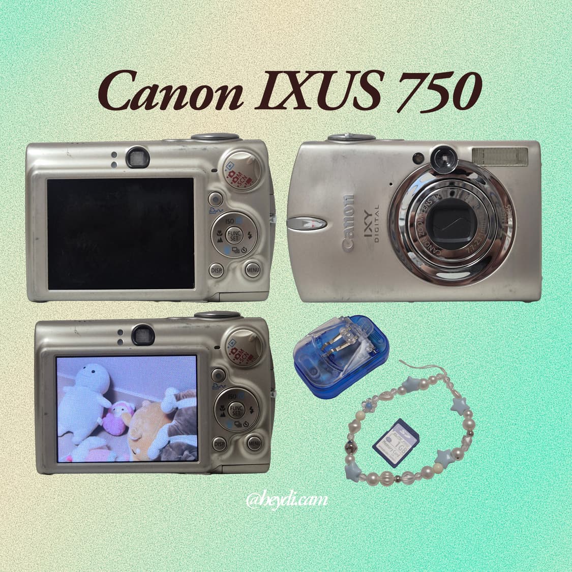 아일릿 원희) 캐논 ixus750 IXY700 골드 상품이미지2