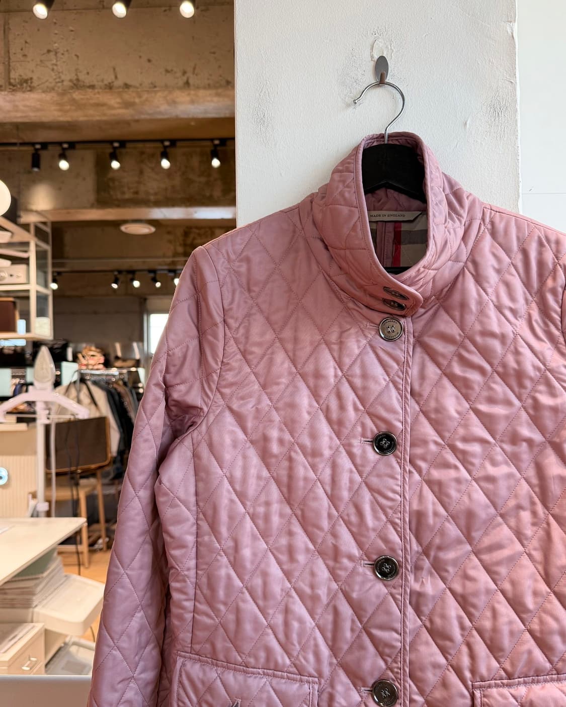버버리 핑크 퀼팅 자켓  상품이미지4