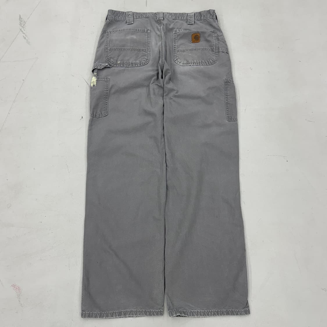 칼하트 OG 가죽패치 카펜터 페이딩 와이드 워크팬츠 상품이미지3