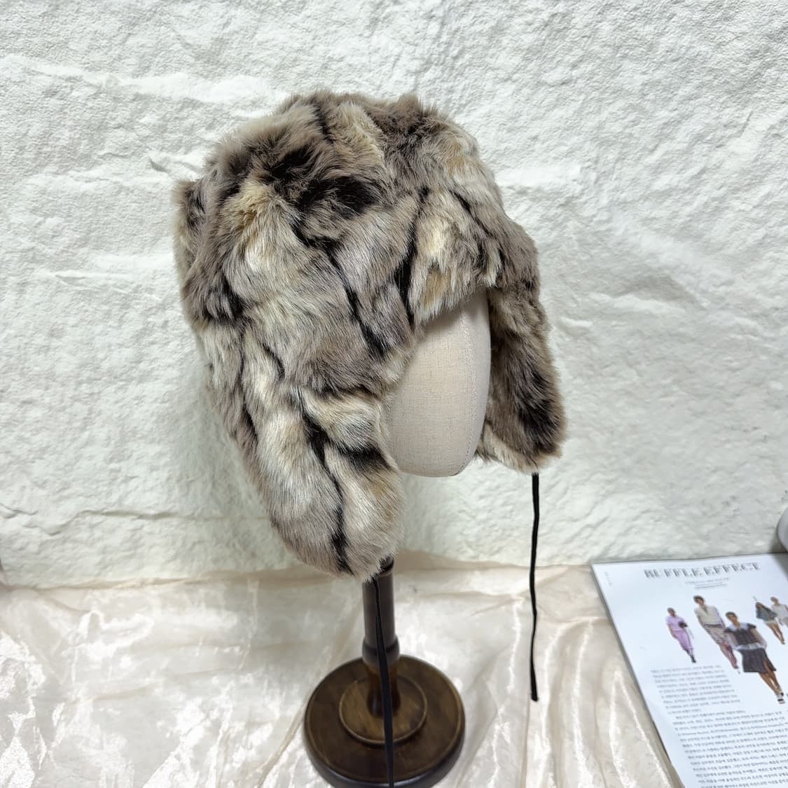 빈티지 AHLENS 퍼 모자 군밤모자 상품이미지2