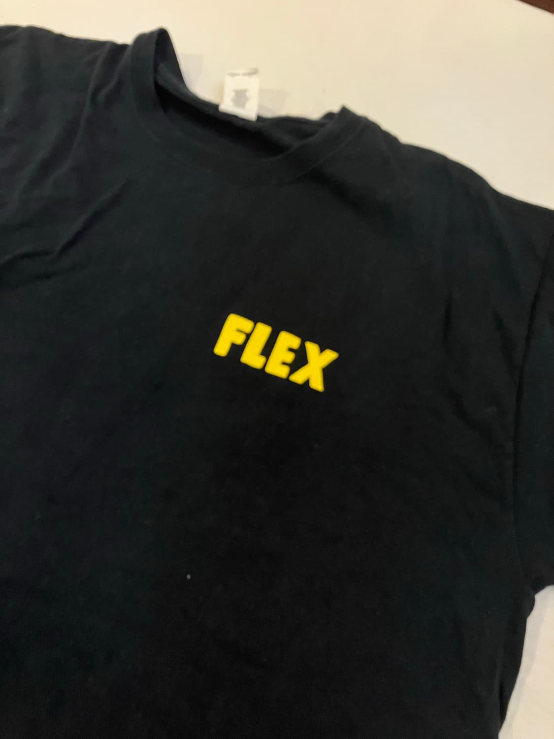 염따 FLEX 굿즈 티셔츠 블랙 상품이미지3