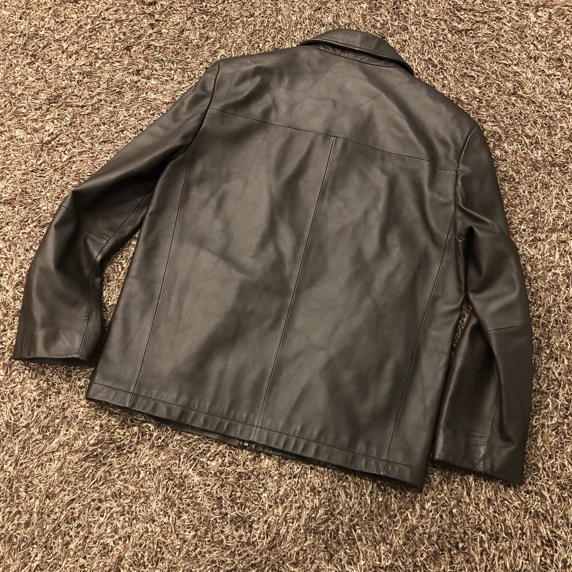 빈티지 양가죽 집업 레더 가죽 자켓 상품이미지4