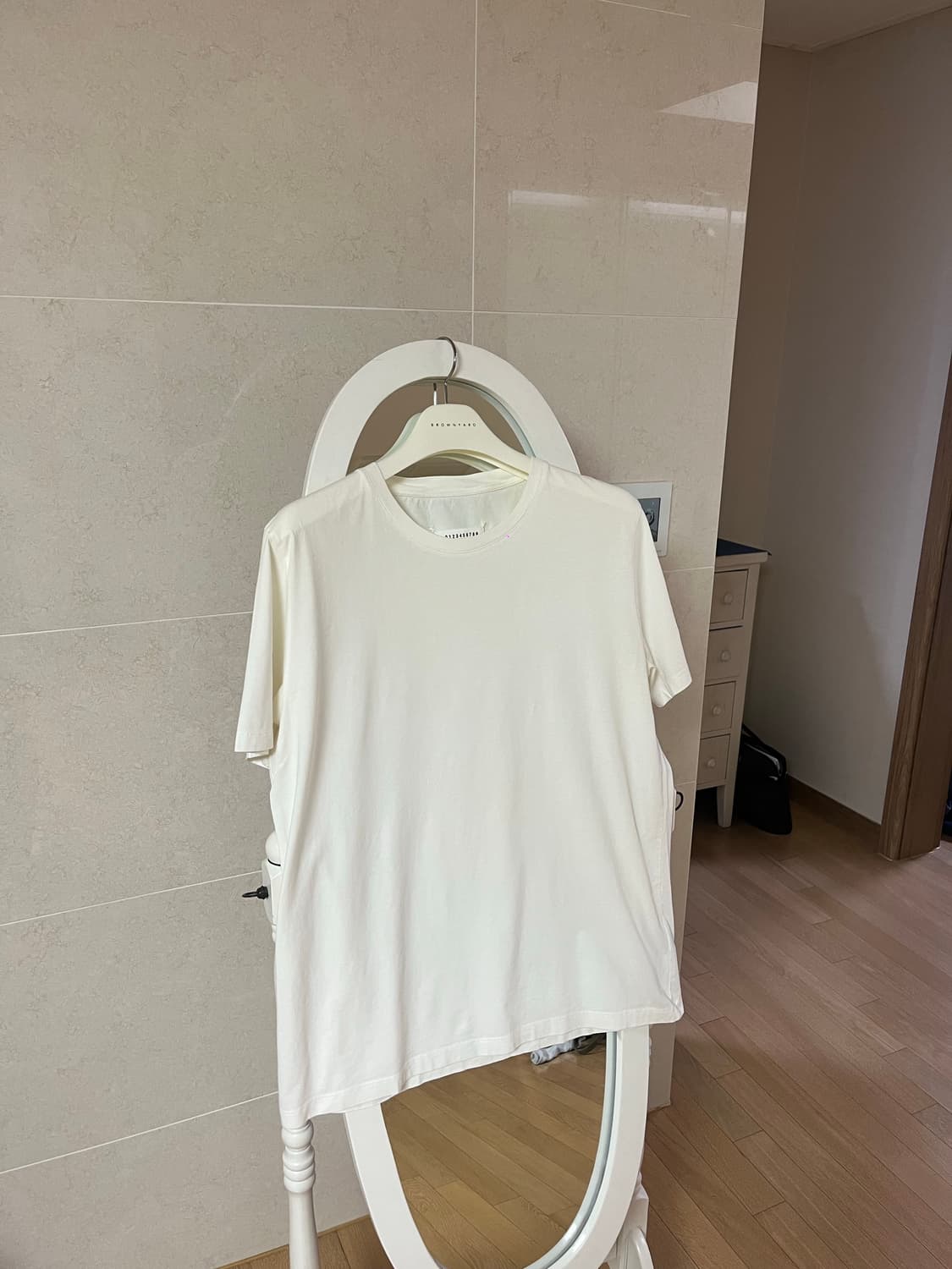 마르지엘라 반팔 티셔츠(화이트,민트) xl 상품이미지2