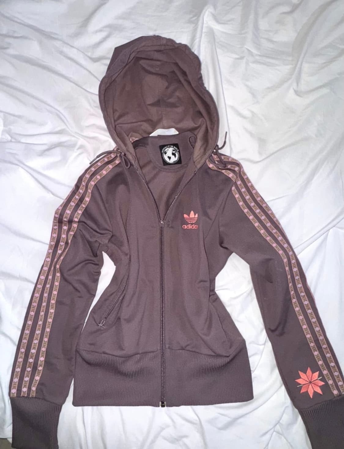 아디다스 불꽃 파이어버드 희귀 레어 딱붙핏 후드집업 후드져지  상품이미지1