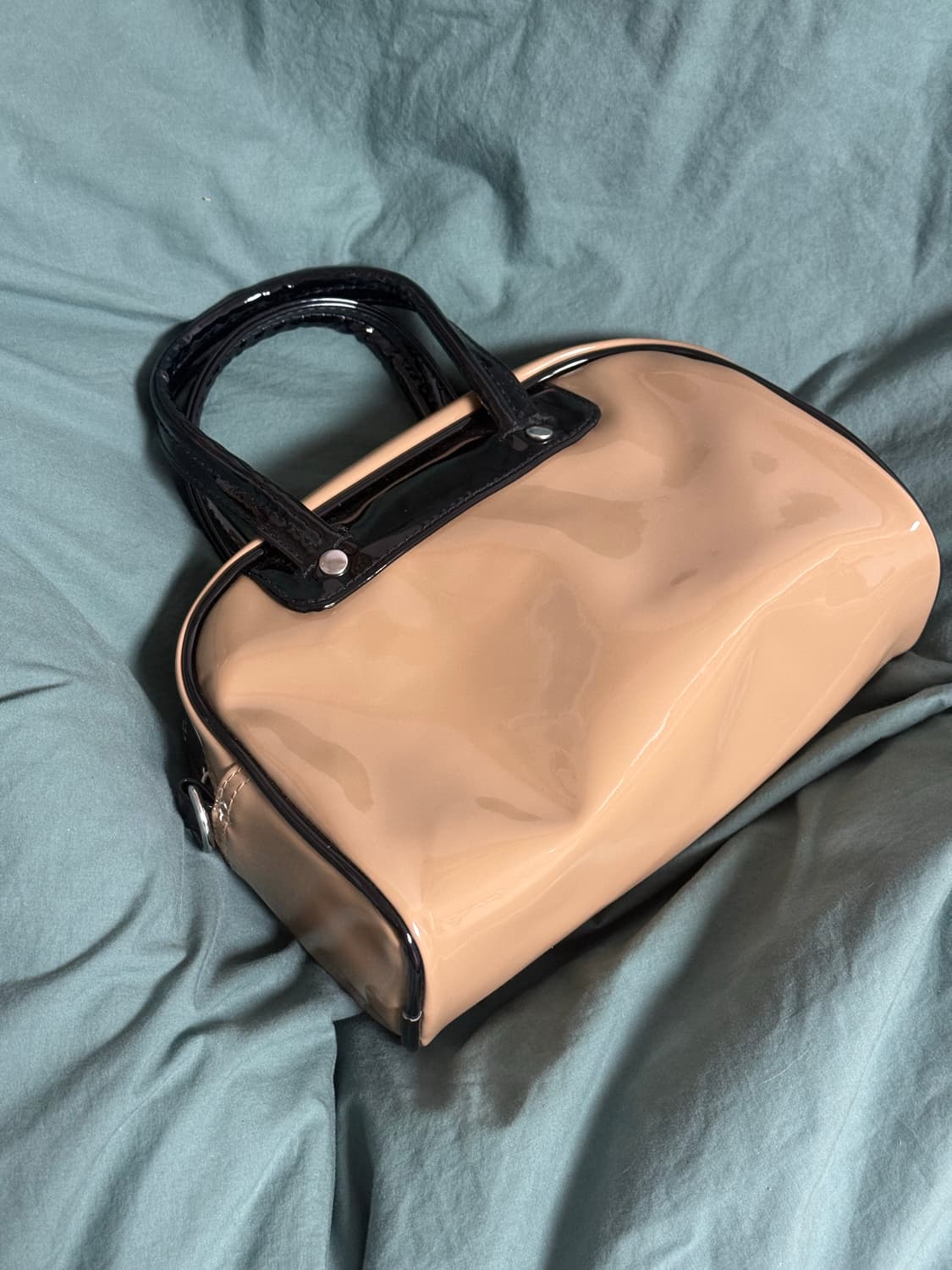 아디 컬러 미니볼링백 브라운 상품이미지3