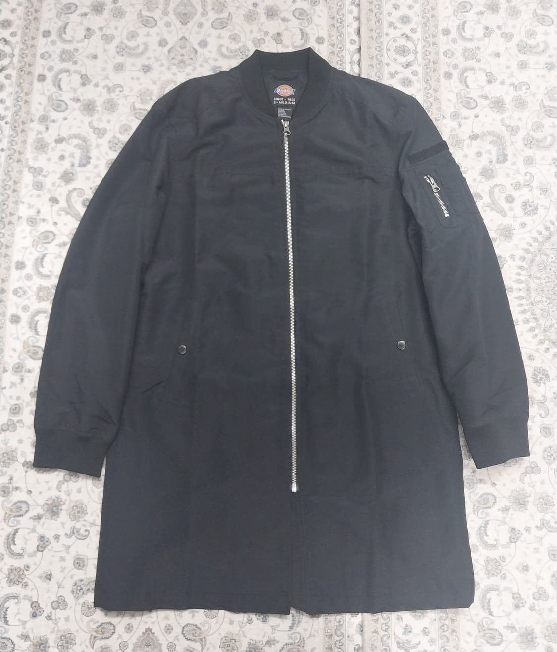 디키즈 블랙 롱 봄버 자켓 S (66까지) 상품이미지1