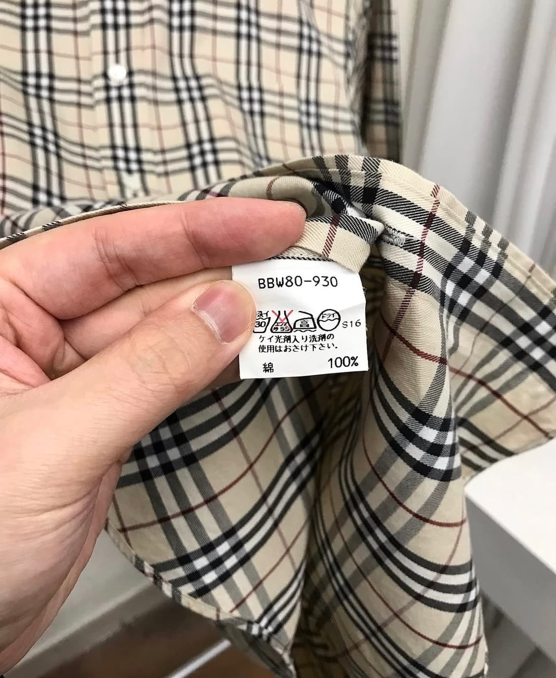 버버리 노바체크 셔츠 상품이미지4