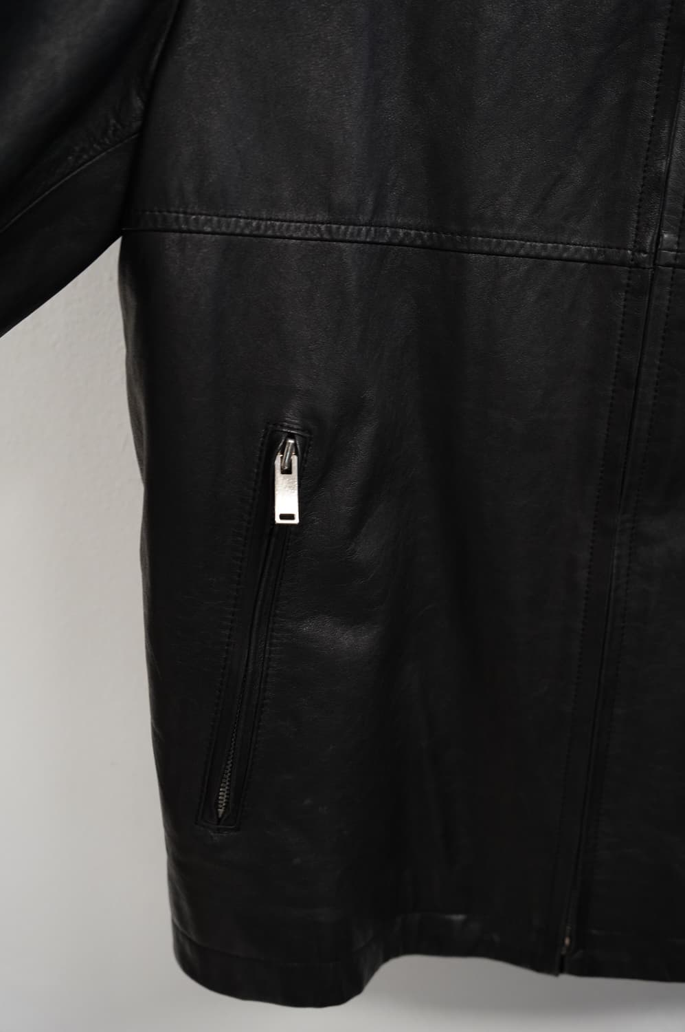 [N][M]베지터블 램스킨 레더 자켓 상품이미지5