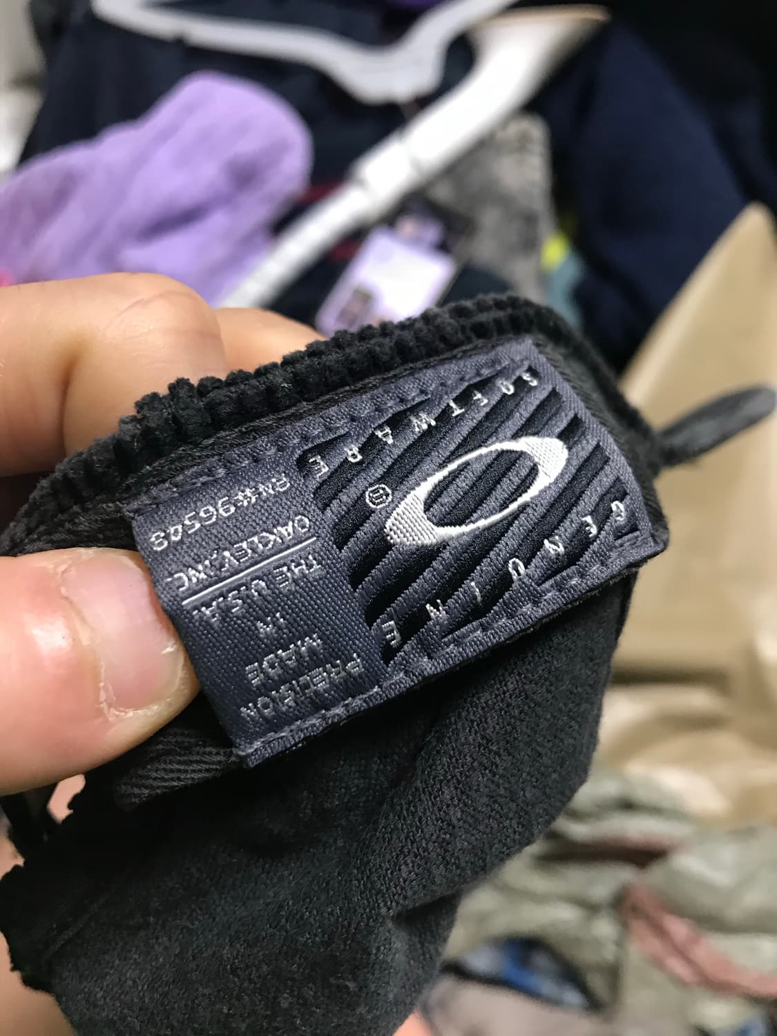 오클리(Oakley) 90s 엘립스 코듀로이 햇 블랙아웃 상품이미지3