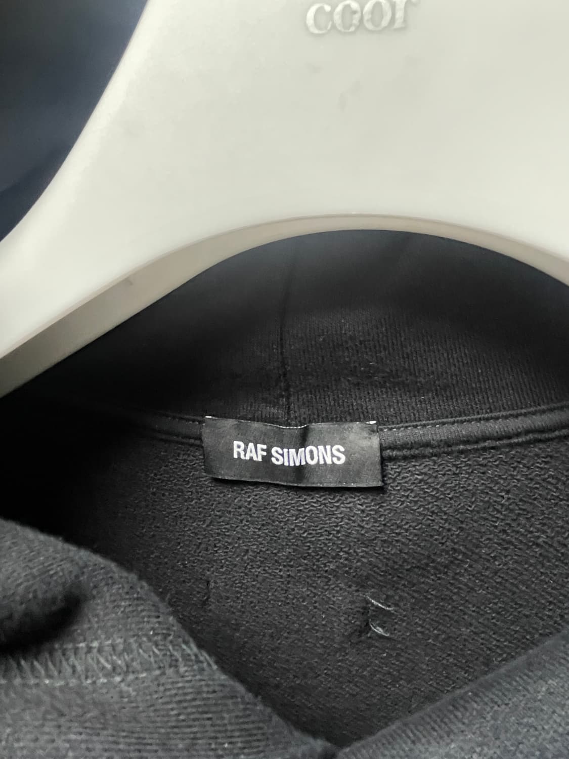라프시몬스 18fw 크리스티안에프 후드 상품이미지4